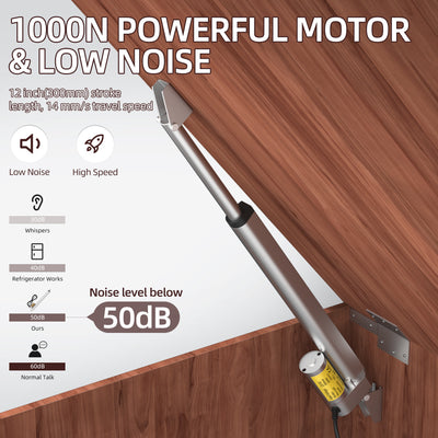 1000N 12"/300mm Stroke 14mm/s 12V Linear Motion Actuator with Controller