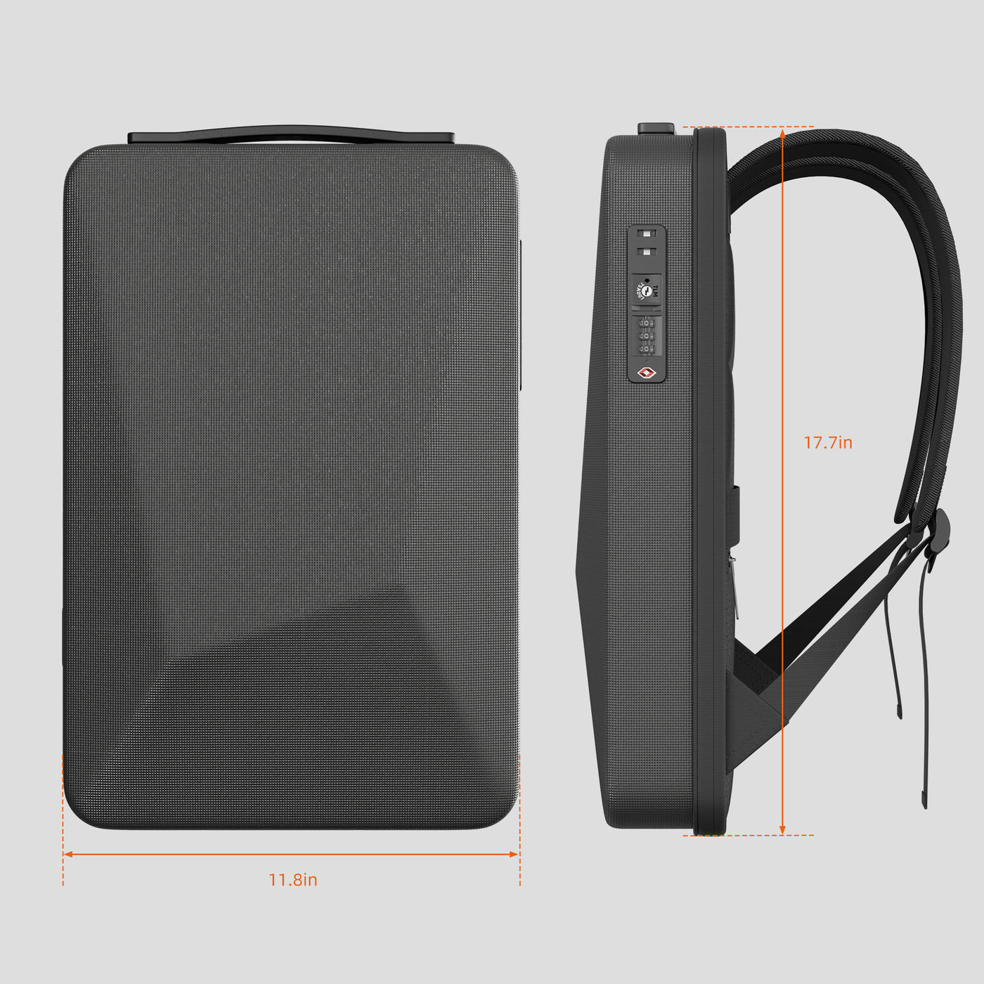 Starlink Mini Hard Shell Travel Backpack with TSA Lock & USB Charging ...