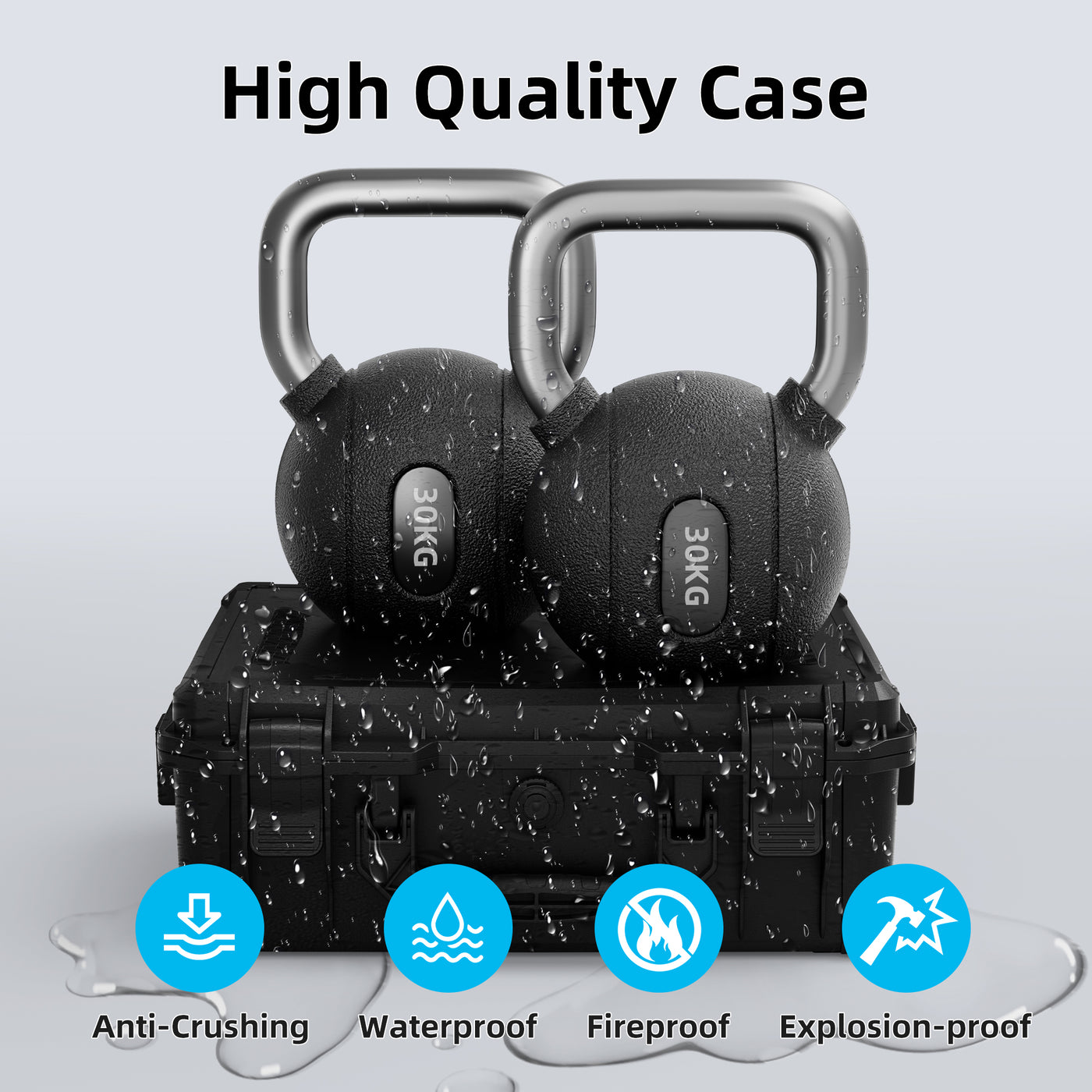Starlink Mini Black Hard Protective Travel Case with Organized Storage