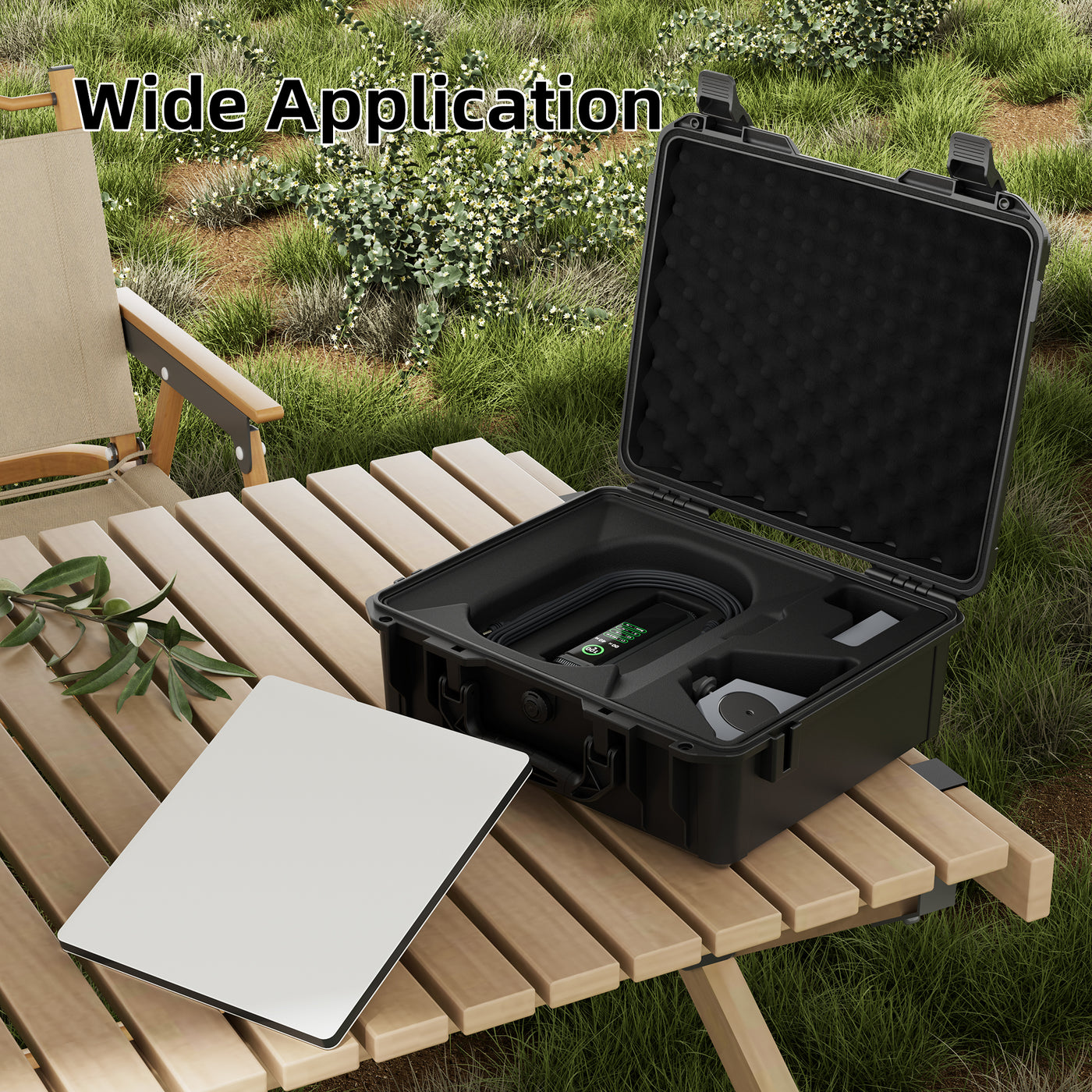 Starlink Mini Black Hard Protective Travel Case with Organized Storage