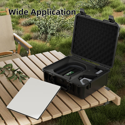 Starlink Mini Black Hard Protective Travel Case with Organized Storage