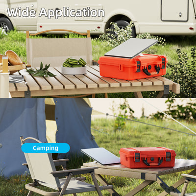 Starlink Mini Orange Hard Protective Travel Case with Organized Storage