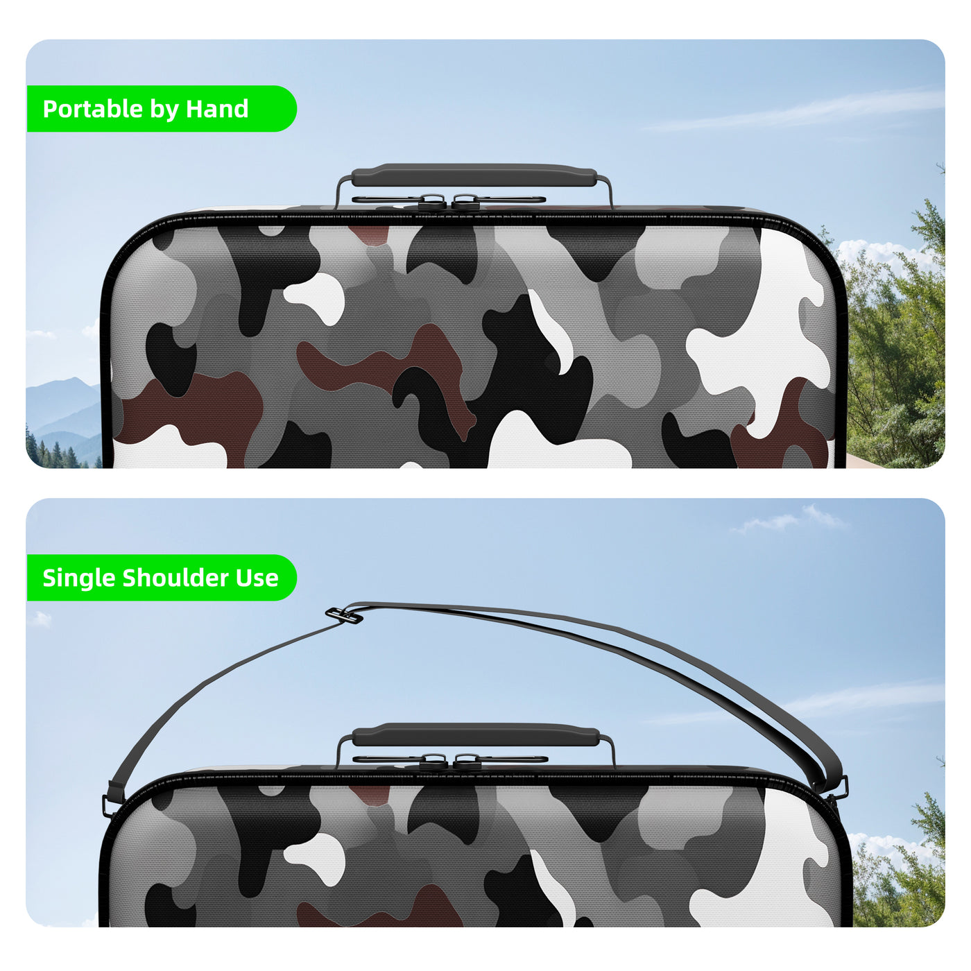 Starlink Mini EVA Camo Hard Shell Travel Protective Case with Organized Storage