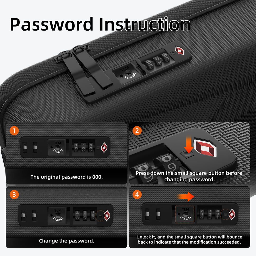 Starlink Mini Hard Shell Anti-theft Backpack with TSA Lock & USB