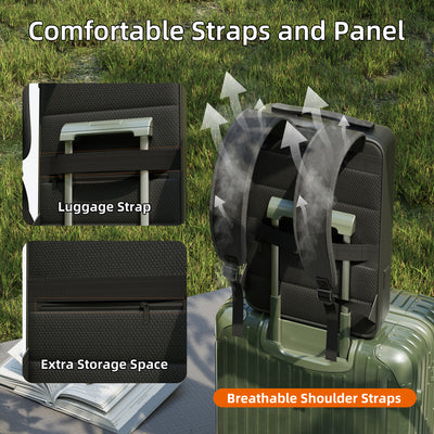 Starlink Mini Hard Shell Anti-theft Backpack with TSA Lock & USB Ports