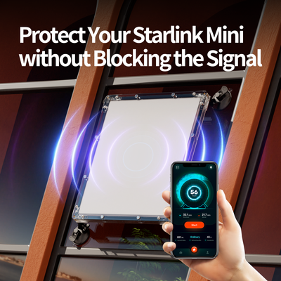Starlink MINI Protective Cover with Suction Cup Mount for Car Window