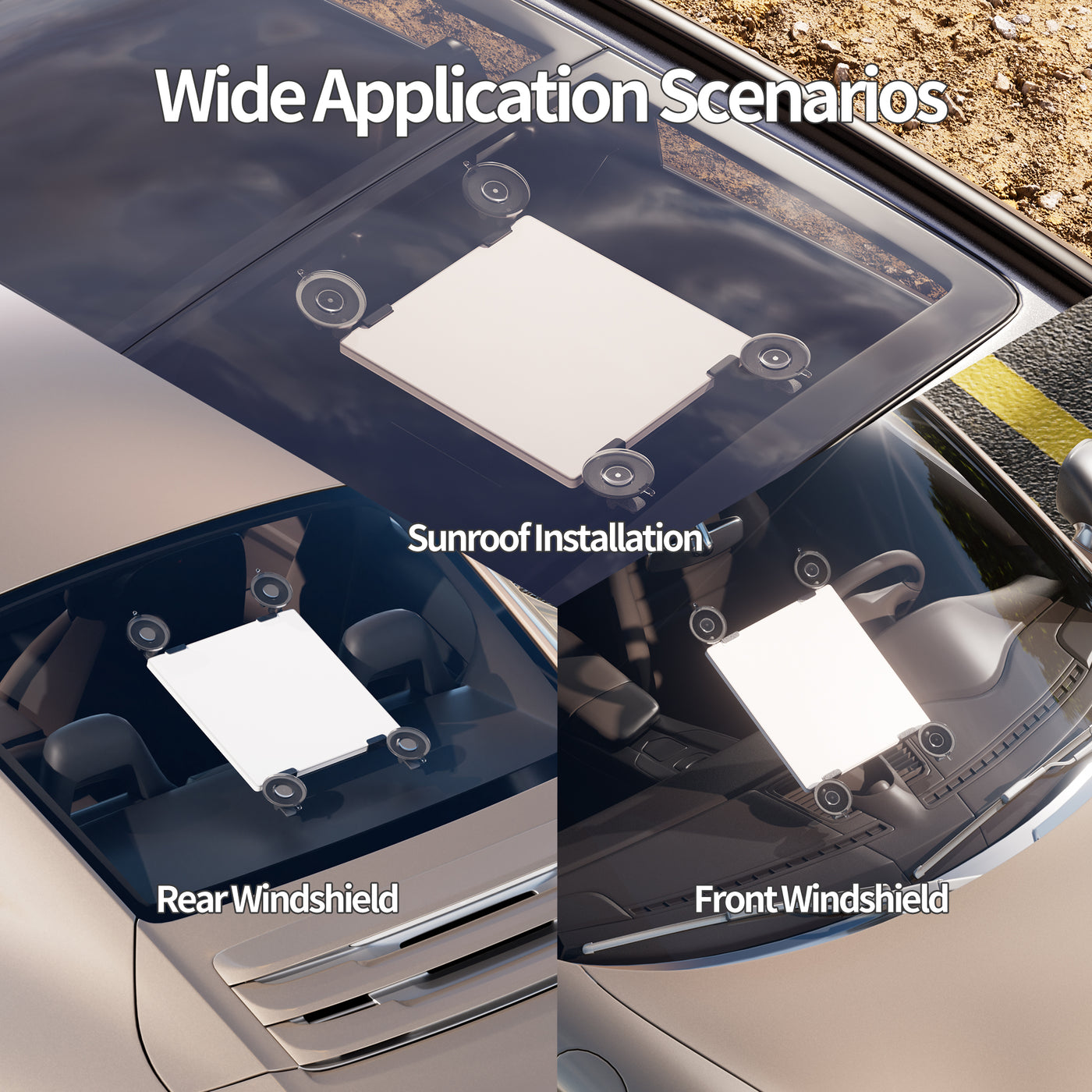 Starlink Mini Car Suction Cup Mount Secure Mounting Kit for Car Windows & Sunroofs Ensure Stable Satellite Signals