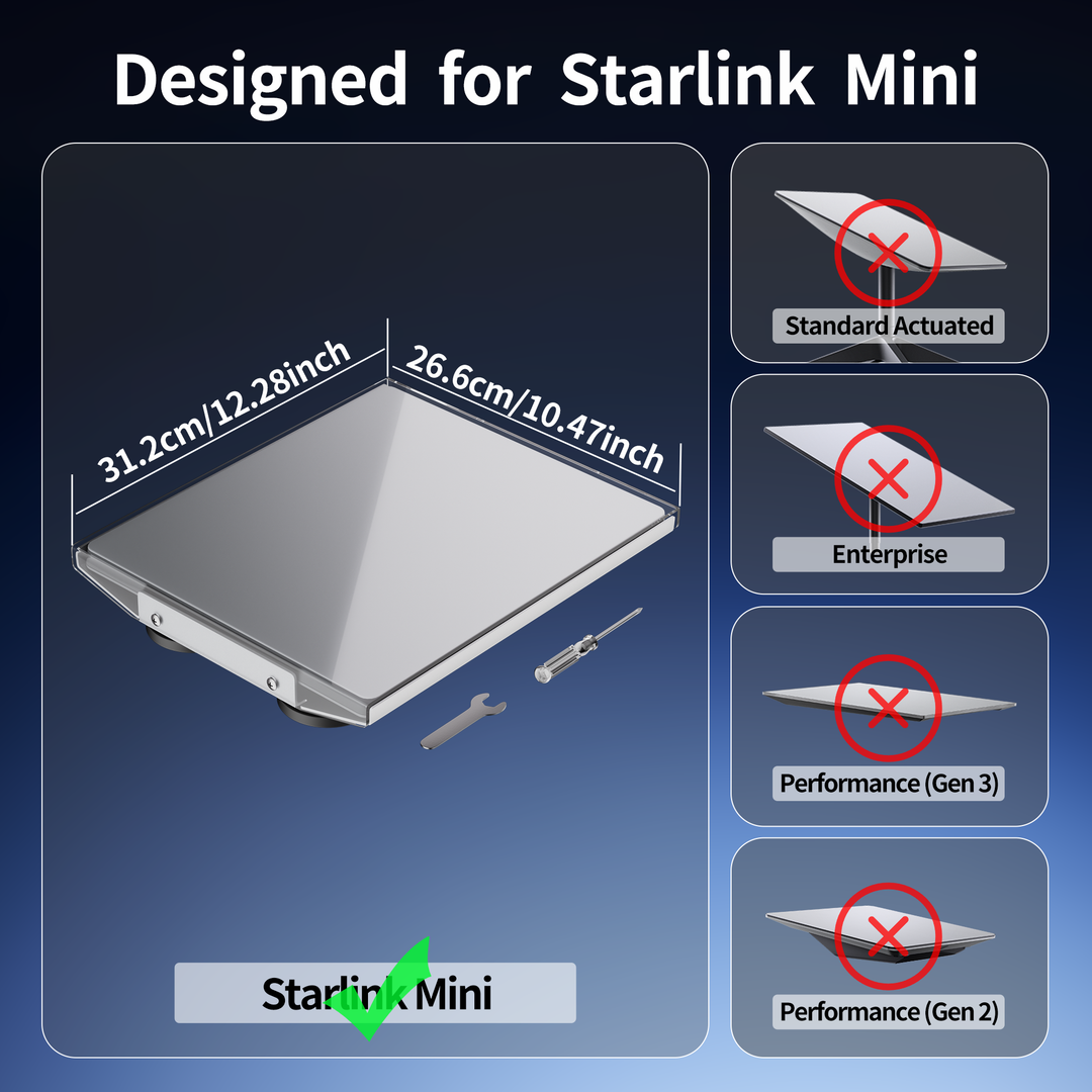 Starlink Mini Magnetic Mount with Protective Enclosure | High
