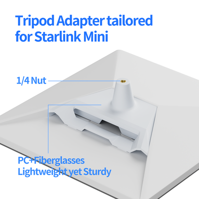 Starlink Mini 27" Portable Extendable Tripod with 1/4 Inch Nut Tripod Adapter