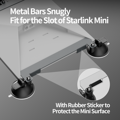 Starlink Mini Suction Cup Mount Kit for Car Windows and Sunroofs