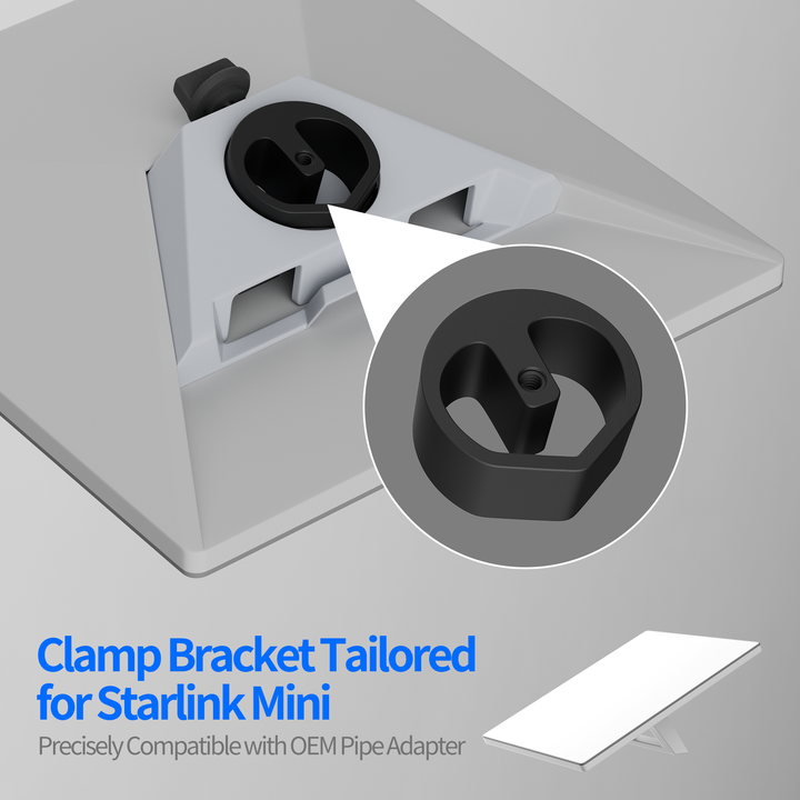 Starlink Mini Clamp with Double Ball Head Magic Arm and Tripod