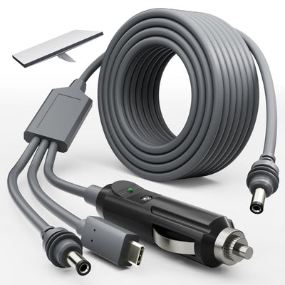 Starlink Mini Versatile 3-in-1 DC Power Cable Replacement - 9.8FT/16.4FT/32.8FT