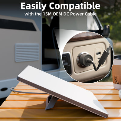 Starlink Mini Car Power Adapter Cigarette Lighter Plug with 12V/24V to 20V DC Converter for DC Cable