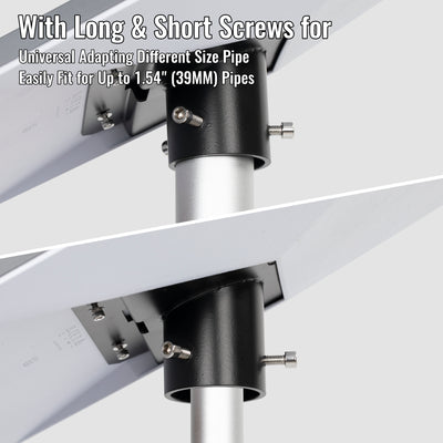 Starlink Mini Metal Pipe Adapter Pole Mount for Up to 1.54" Poles