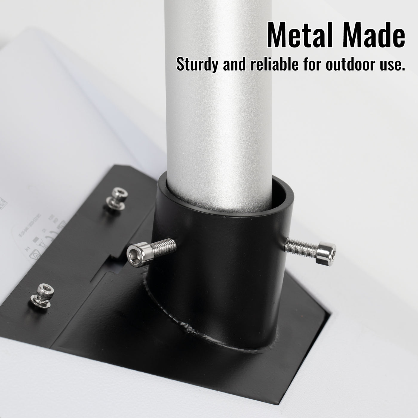 Starlink Mini Metal Pipe Adapter Pole Mount for Up to 1.54" Poles