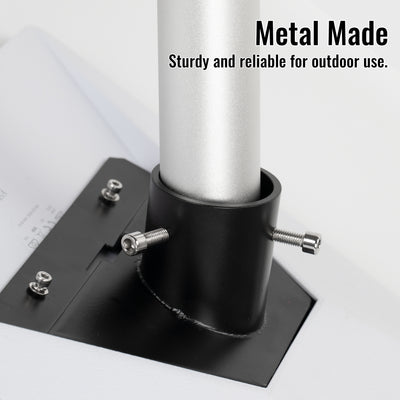 Starlink Mini Metal Pipe Adapter Pole Mount for Up to 1.54" Poles