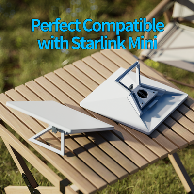 Starlink Mini One-Piece Kickstand and Pipe Adapter with Tripod Adapter