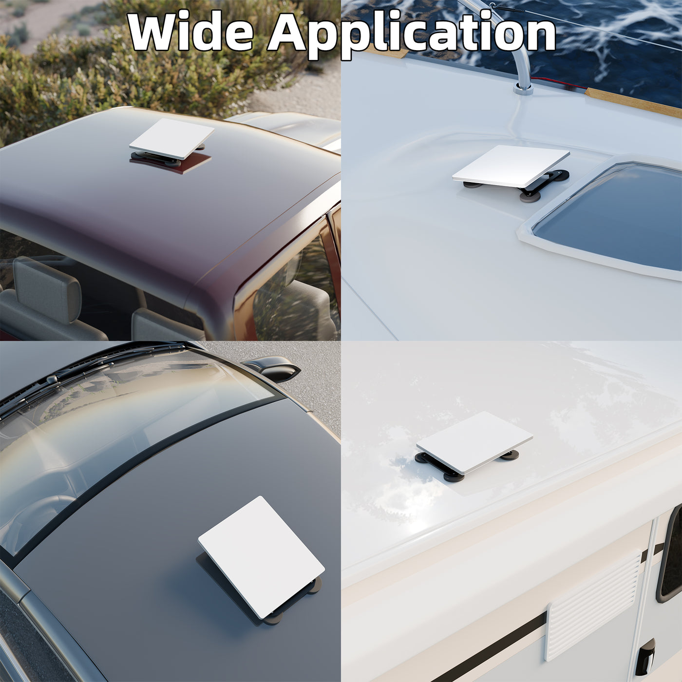 Starlink Mini Magnetic Roof Mount with Anti-Theft Lock No-Drill for Vehicle Roofs & Marine Use