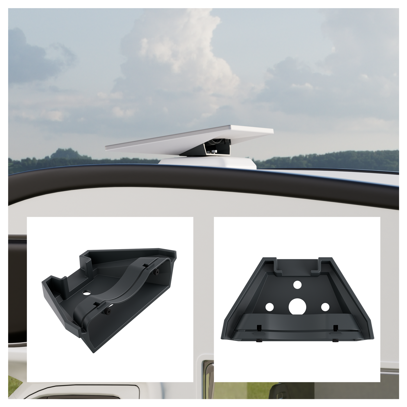 Starlink Mini Mobility Mount Aluminum Alloy Anti-Theft Kickstand Kit
