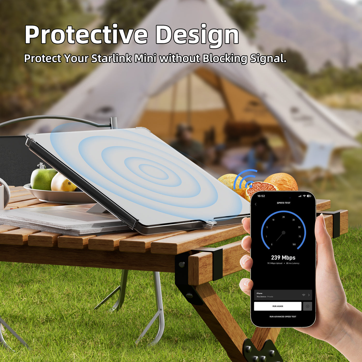 Starlink Mini Impact Resistant & Scratch Resistant HDPE Hard