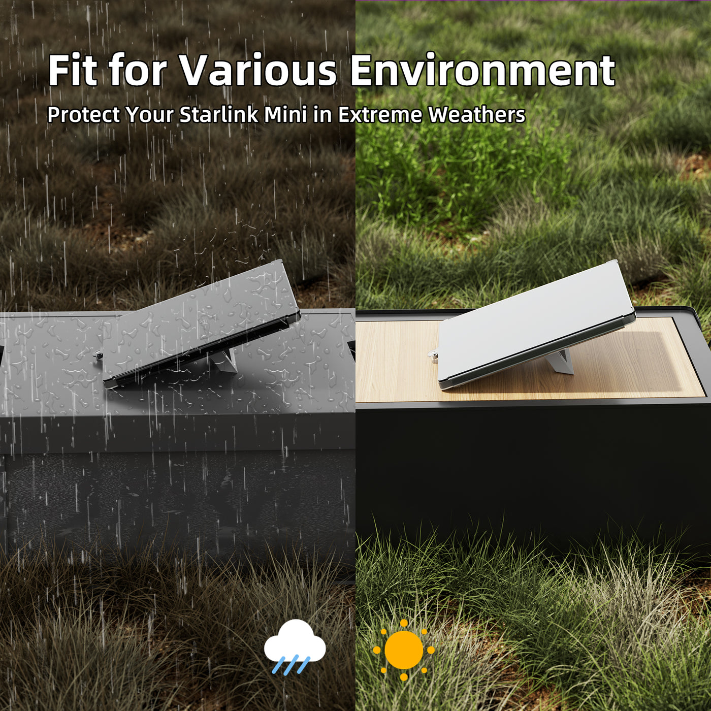 Starlink Mini Impact Resistant & Scratch Resistant HDPE Hard Protective Cover