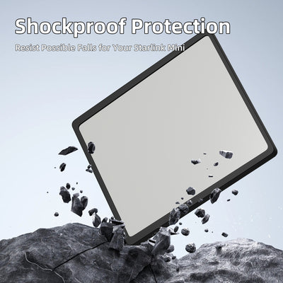 Starlink Mini Liquid Silicone Protective Cover with Black Sticker