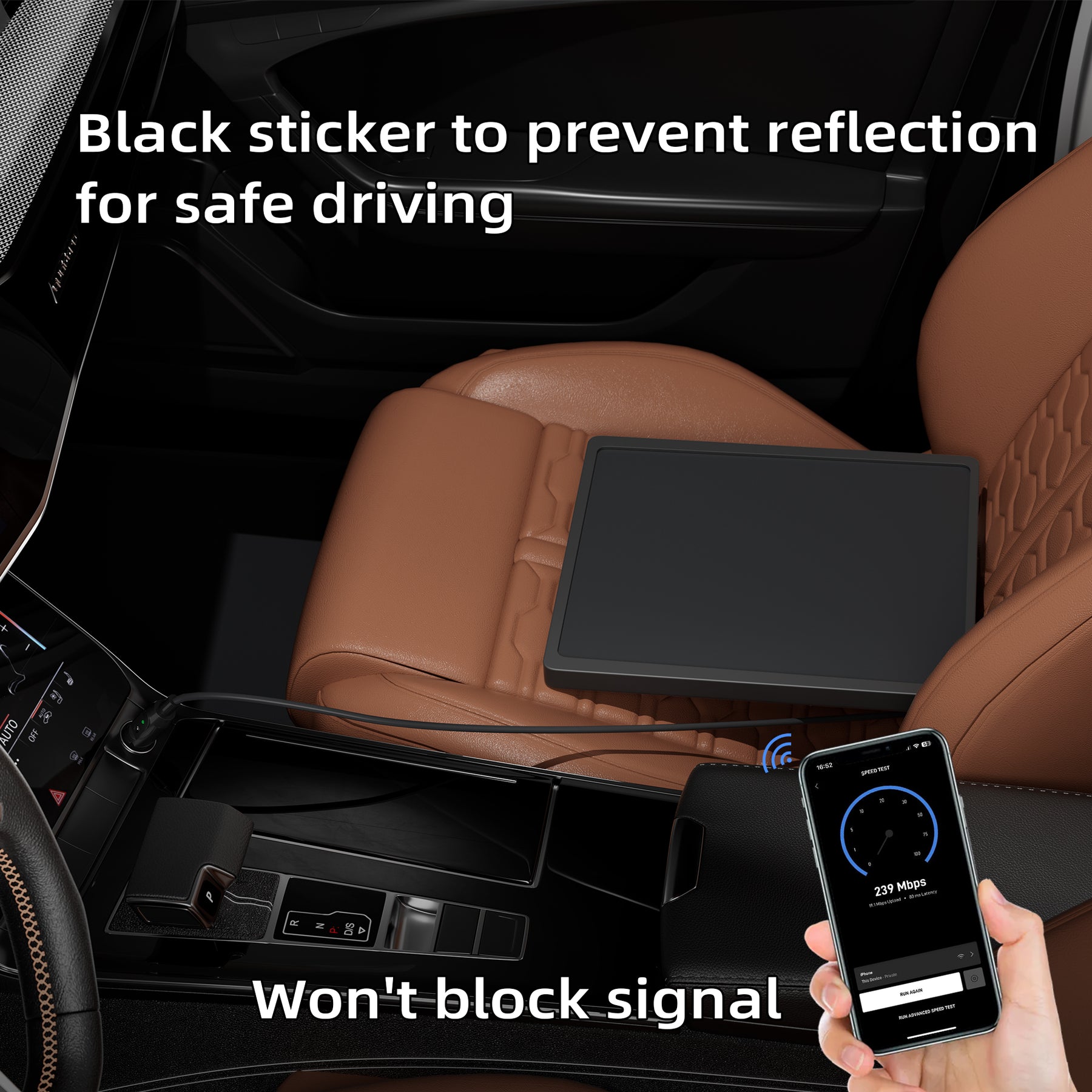 Starlink Mini Liquid Silicone Protective Cover with Black Sticker – DAIER