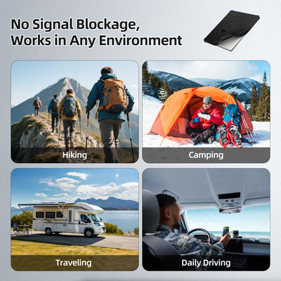 Starlink Mini Liquid Silicone Protective Cover Anti-Glare & Scratch-Resistant for Safe Driving & Outdoor Use