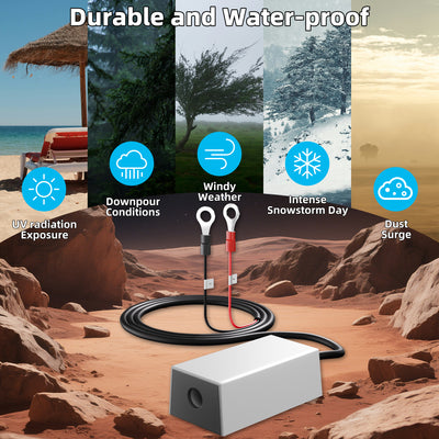 Starlink Mini DC Power Converter 12V/24V to 36V Step-Up Regulator with Ring Terminals for RV, Marine, Off-Grid Use