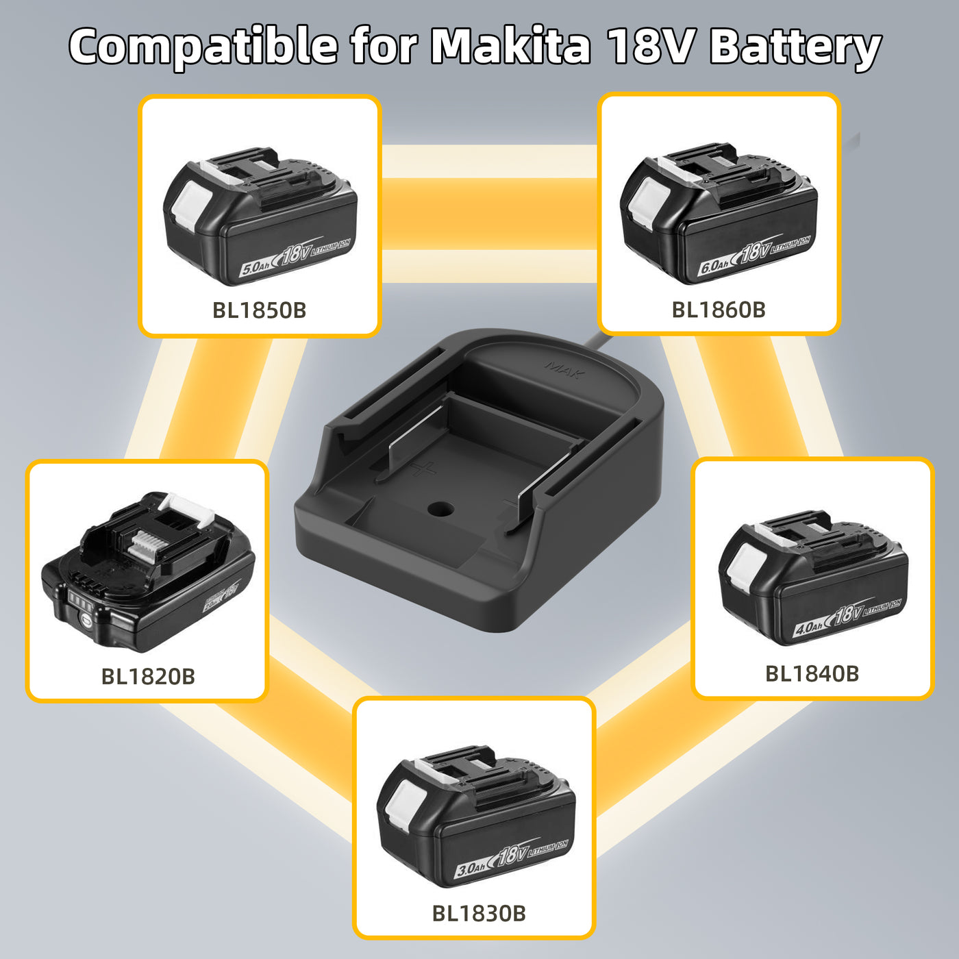 Starlink Mini DC Power Cable with Makita 18V Battery Adapter - 3.28FT/1M