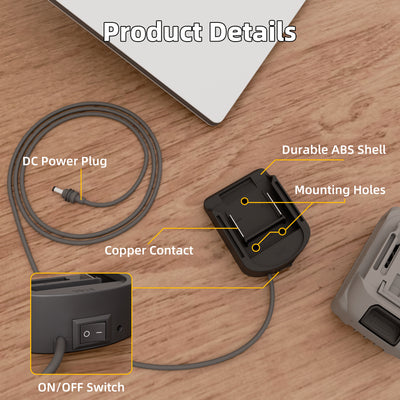 Starlink Mini DC Power Cable with Makita 18V Battery Adapter - 3.28FT/1M