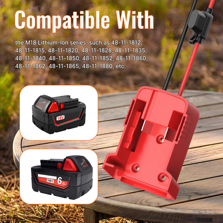 peg perego milwaukee battery upgrade Milwaukee 18V Battery Power Wheel Adapter with Peg-Perego Connector – DAIER