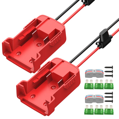 Power Wheels Battery Adapter Converter Kit for Milwaukee M18 Batteries
