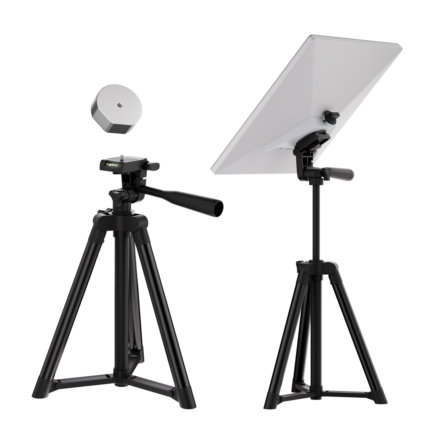 18.9" Starlink Mini Extendable Tripod with Mount Adapter and Bubble Level