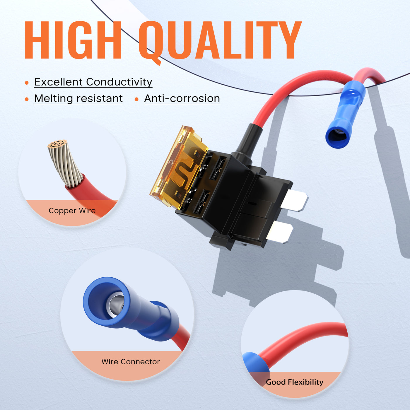 QSABC High Quality Add-a-Circuit Fuse Tap