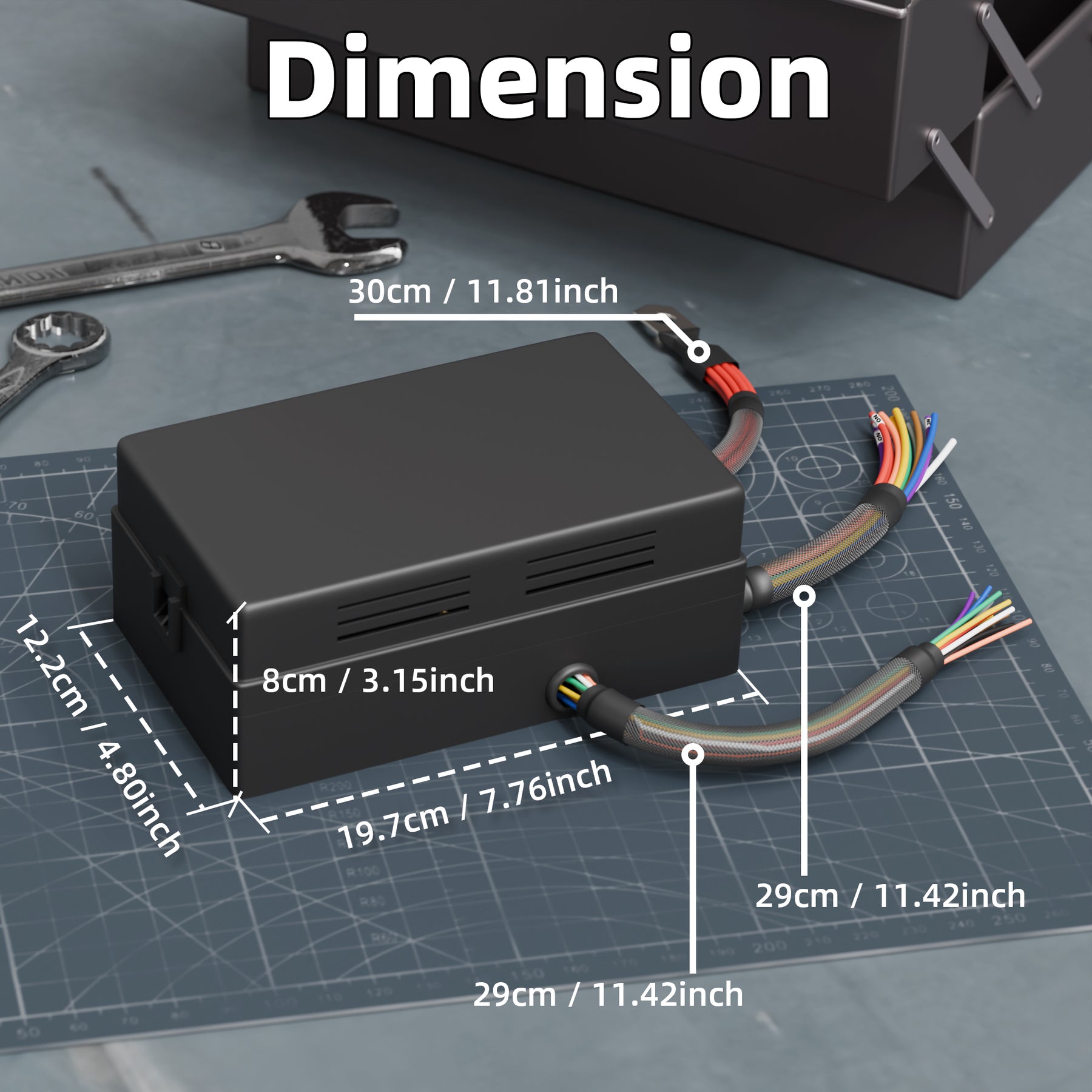Automotive Power Compact Design Pre-Wired 10 Way Fuse Relay Box – DAIER