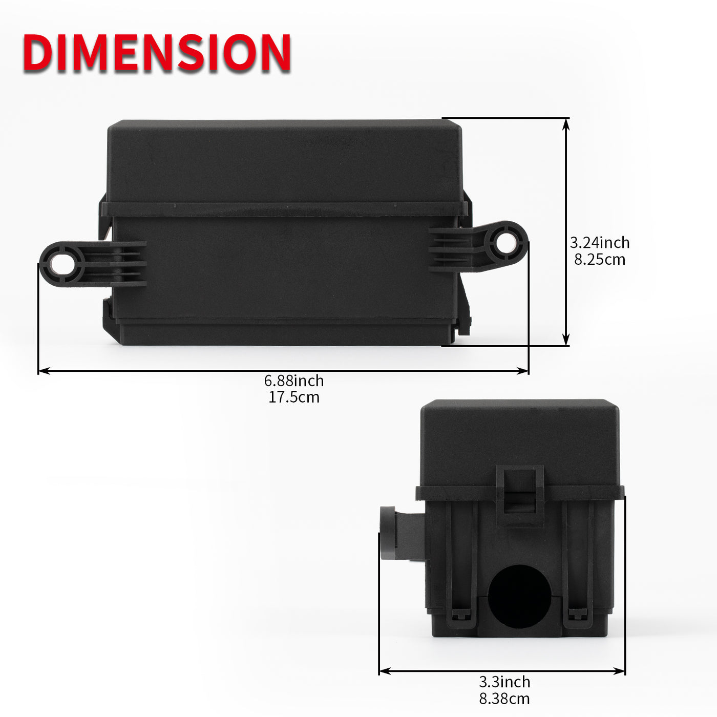 12V Auto 6 Way Fuse and Relay Box with ATC/ATO Fuses and Relays