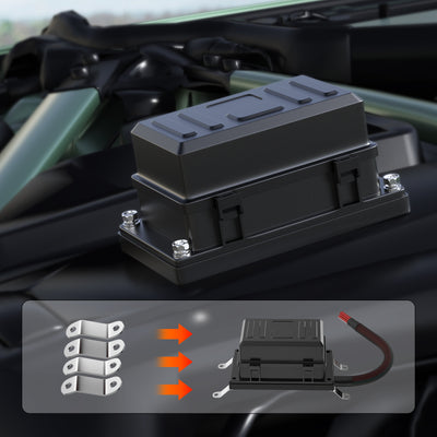 12V Automotive Pre-Wired Waterproof 6 Way Fuse Relay Box Kit – DAIER