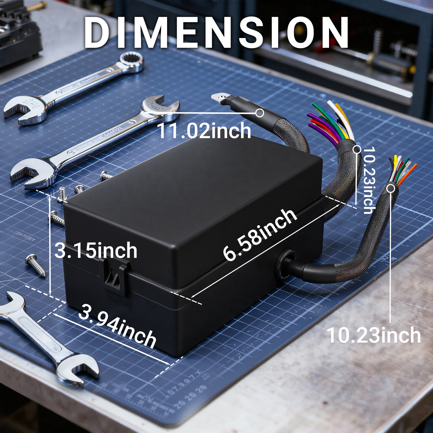 12V Pre-Wired Relay Fuse Box Kit 8-Slot Relay Holder, 12-Slot Fuse Blo ...