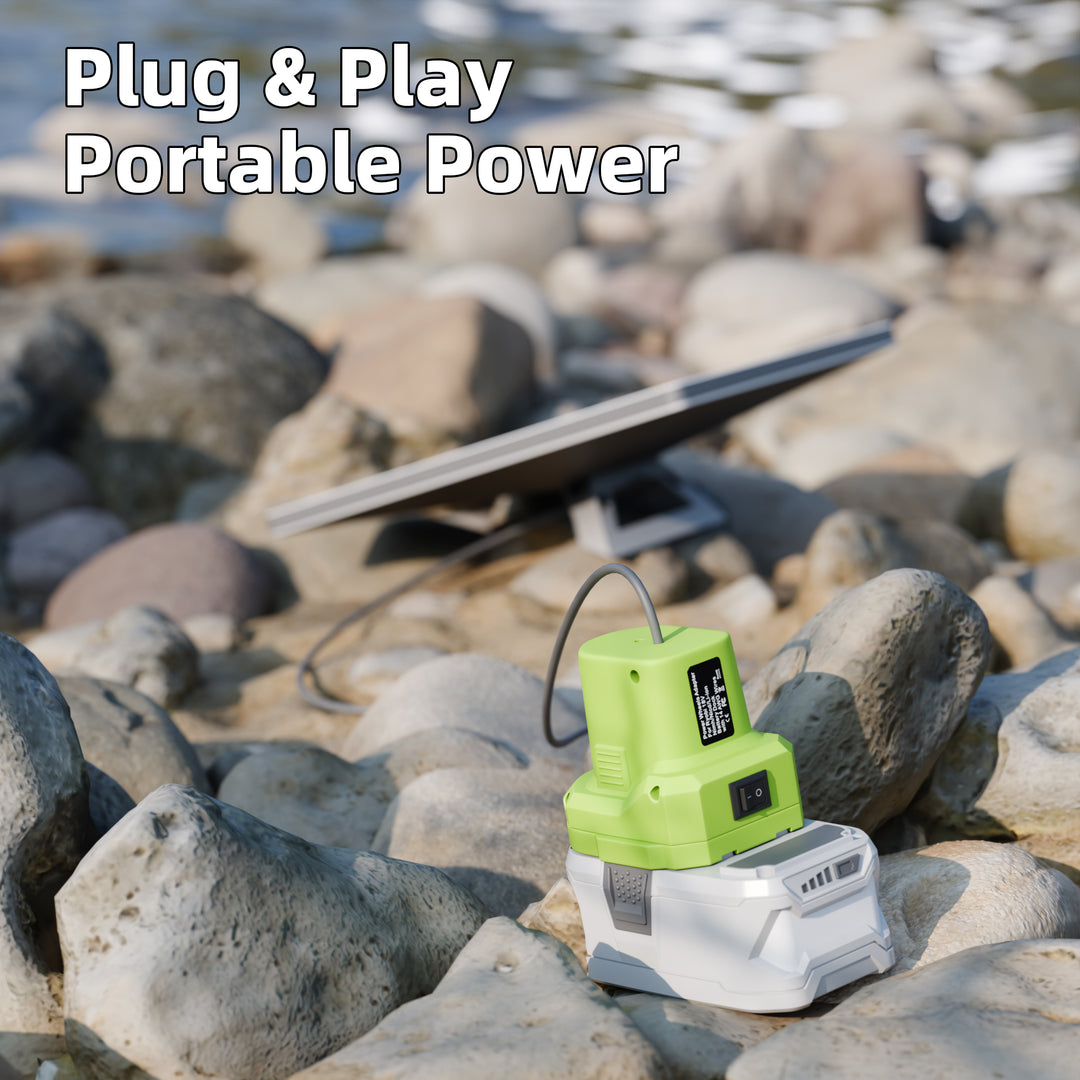 Starlink Mini DC Power Cable with Ryobi 18V Battery Adapter