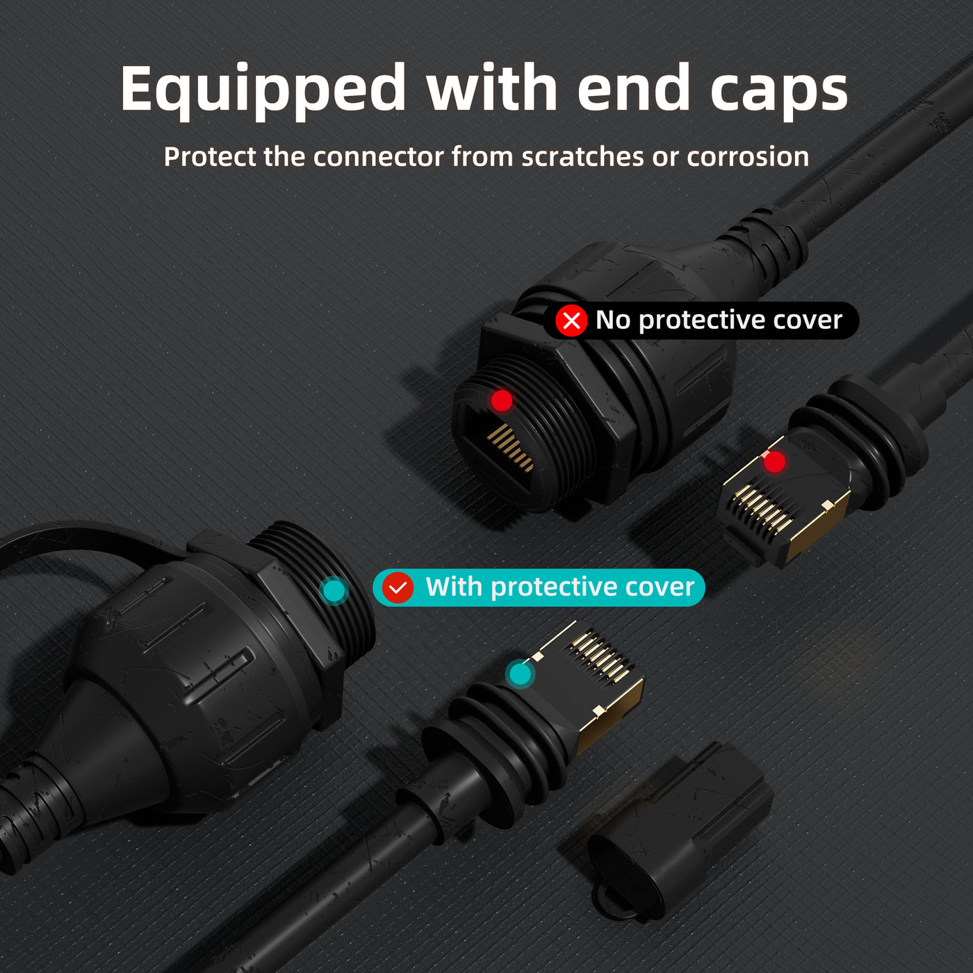 Starlink Gen 3/Mini SPX Plug to RJ45 Coupler Ethernet Adapter Kit – DAIER