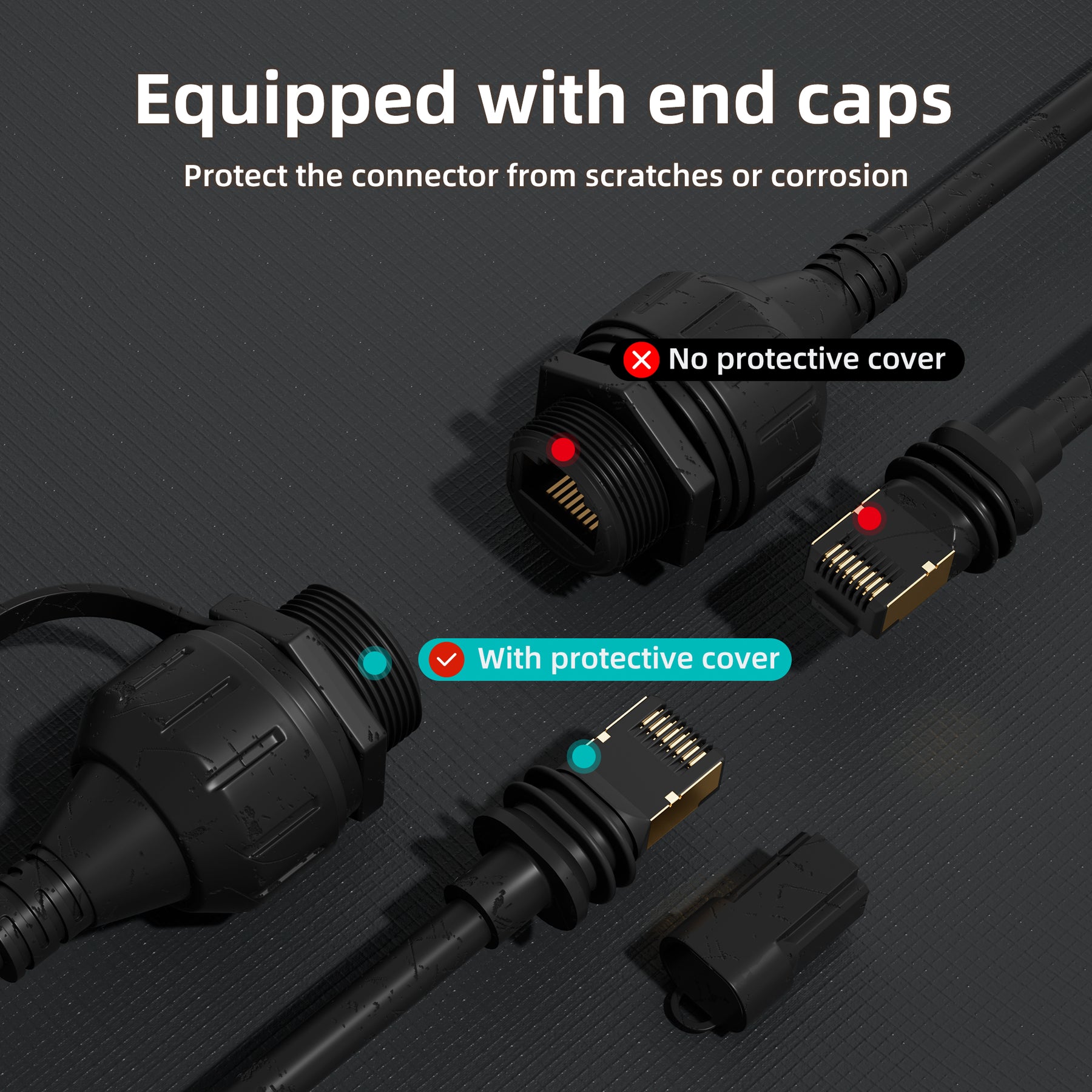 Mini Rj45 Connector Starlink Gen 3/Mini SPX Plug to RJ45 Coupler Ethernet Adapter Kit – DAIER