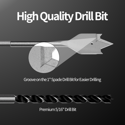 Starlink Cable Routing Kit for Gen 2/3 & Mini | Complete Wall Pass-Through with Drill Bits, Grommets, Clips & Sealant