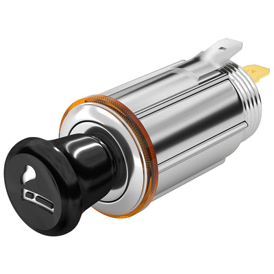 12V Auto Car Cigarette Lighter Socket With Eject Button Plug best price