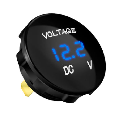 Auto 12V 24V Waterproof LED Digital Display Car Voltmeter best price