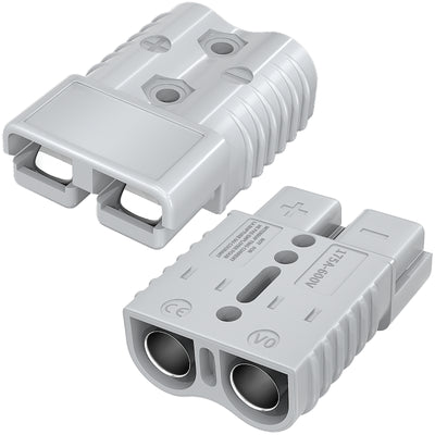 Pair of 175Amp Grey Battery Cable Disconnect Connector - DAIER