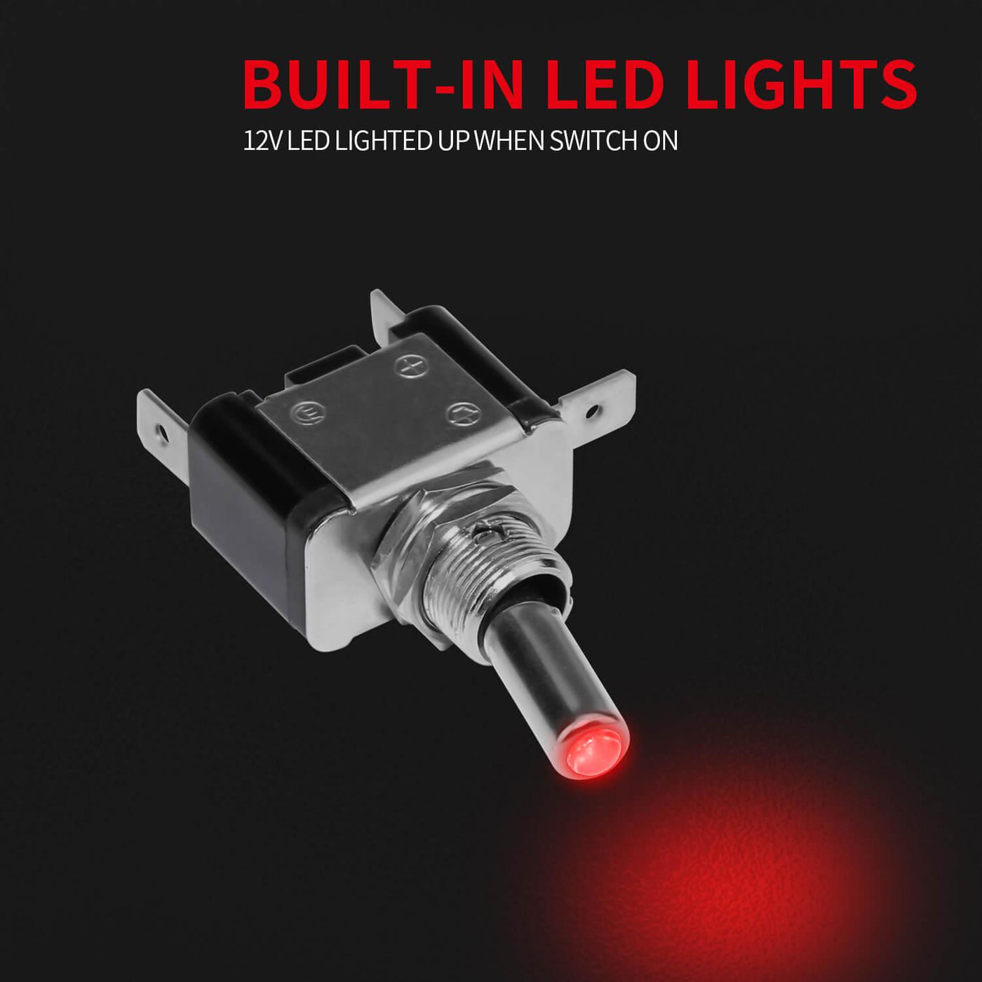 Race 12 Volt 20A ON-OFF SPST 3 Pin Illuminated Toggle Switch – DAIER