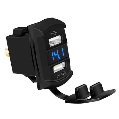 Rocker Switch Style 4.8A Dual Car Charger Marine USB Outlet hot