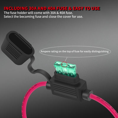 ATO/ATC 12AWG Inline Standard Blade Fuse Holder