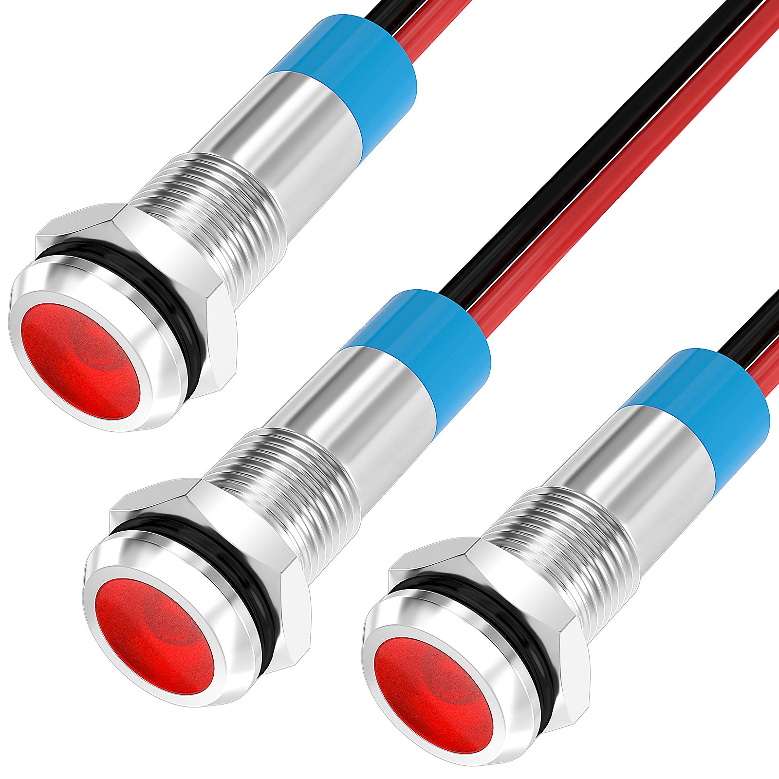 3pcs 12 Volt 6MM 1/4